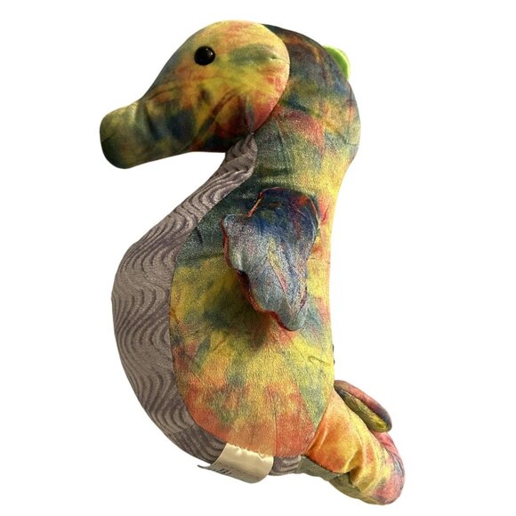 Rare Build-A-Bear Workshop Tie-Dye Seahorse Plush 14" 2012 Collectible Multicolo - Picture 1 of 4